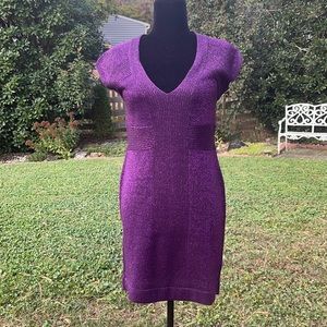 Sparking purple dress